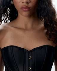 The Black Corset Sculpted Silhouette