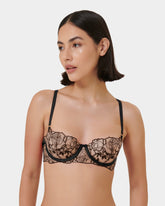 Rosalie Embroidered Balcony Bra