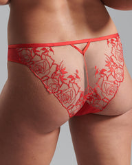 Rosalie Panties Sheer Red Romance