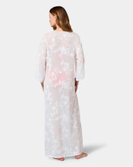Elegant Floral Kaftan Cover Up
