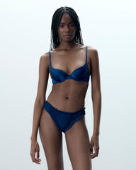 Verona Satin Thong Navy