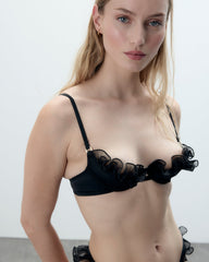 Satin Open Bra Vintage Glamour