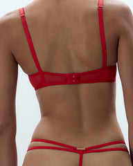 Nova Open Bra Red