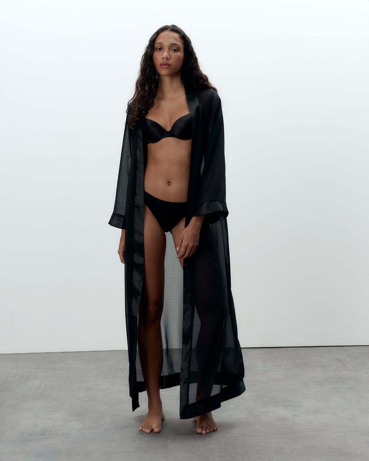 Luxurious Chiffon Kimono for Elegant Evenings