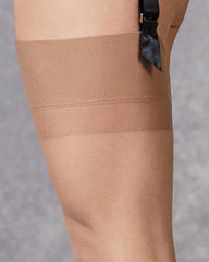 Champagne Stockings Elegant Sheer Finish