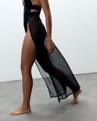 Black Lace Chemise Feminine Elegance