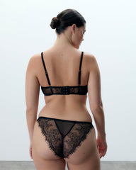 Camelia Panty Black Elegant Lace Underwear