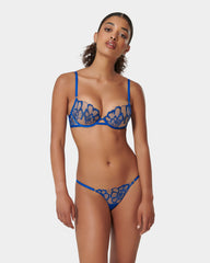 Catalina Panty in Egyptian Blue Sheer Elegance