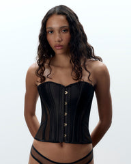 The Black Corset Sculpted Silhouette