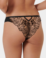 Rosalie Panties Black Sheer Lingerie