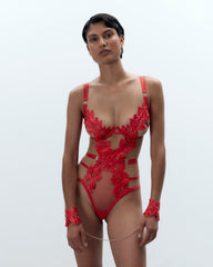 Floral Lace Cuffs Romantic Wrist Detail