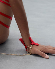 Floral Lace Cuffs Romantic Wrist Detail