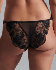Delicate Lace Panty with Floral Embroidery