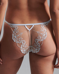 Elegant Ice Water Blue Panty Sheer Delicate Lingerie