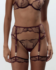Detachable Thigh Garter with Delicate Embroidery