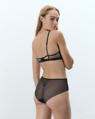 Embroidered High Waisted Panty